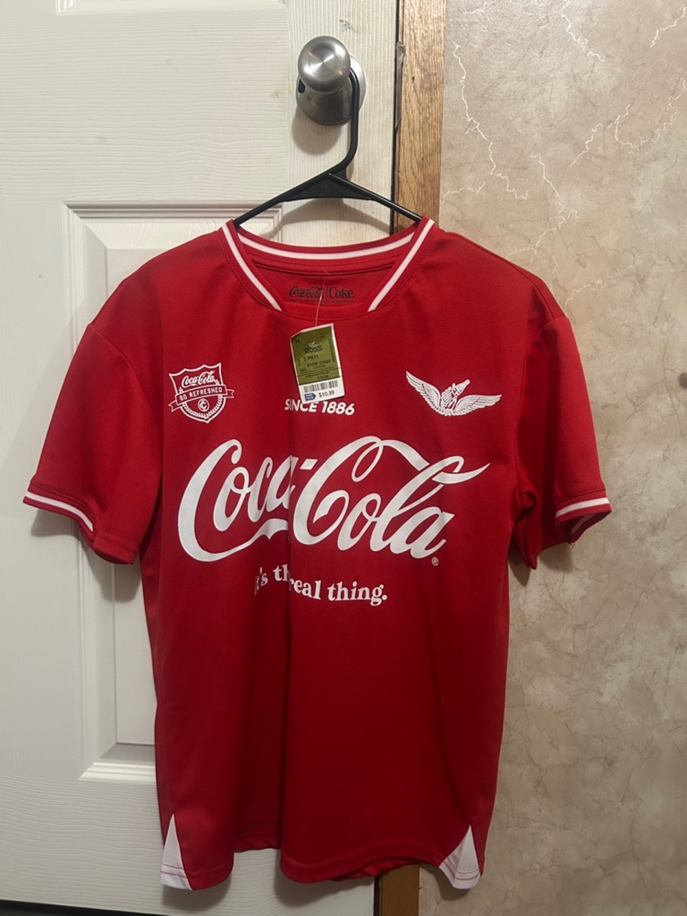 Coca-Cola Red Short Sleeve Logo Jersey